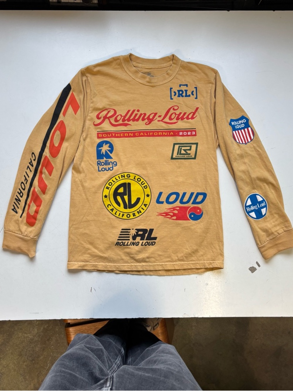 Rolling Loud festival 2023 long sleeve T-shirt , used good condition